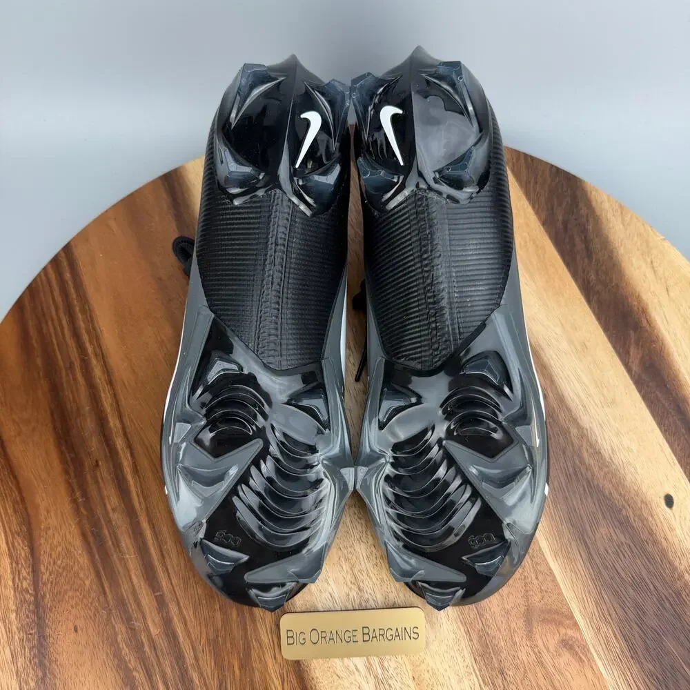 Nike Vapor Edge Pro 360 2 Black / Iron Football Cleats DA5456-010 Men's 9.5